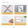 Kleines trocken abwischbares Whiteboard, 14 x 11 Zoll, Mini-Whiteboard mit Marker