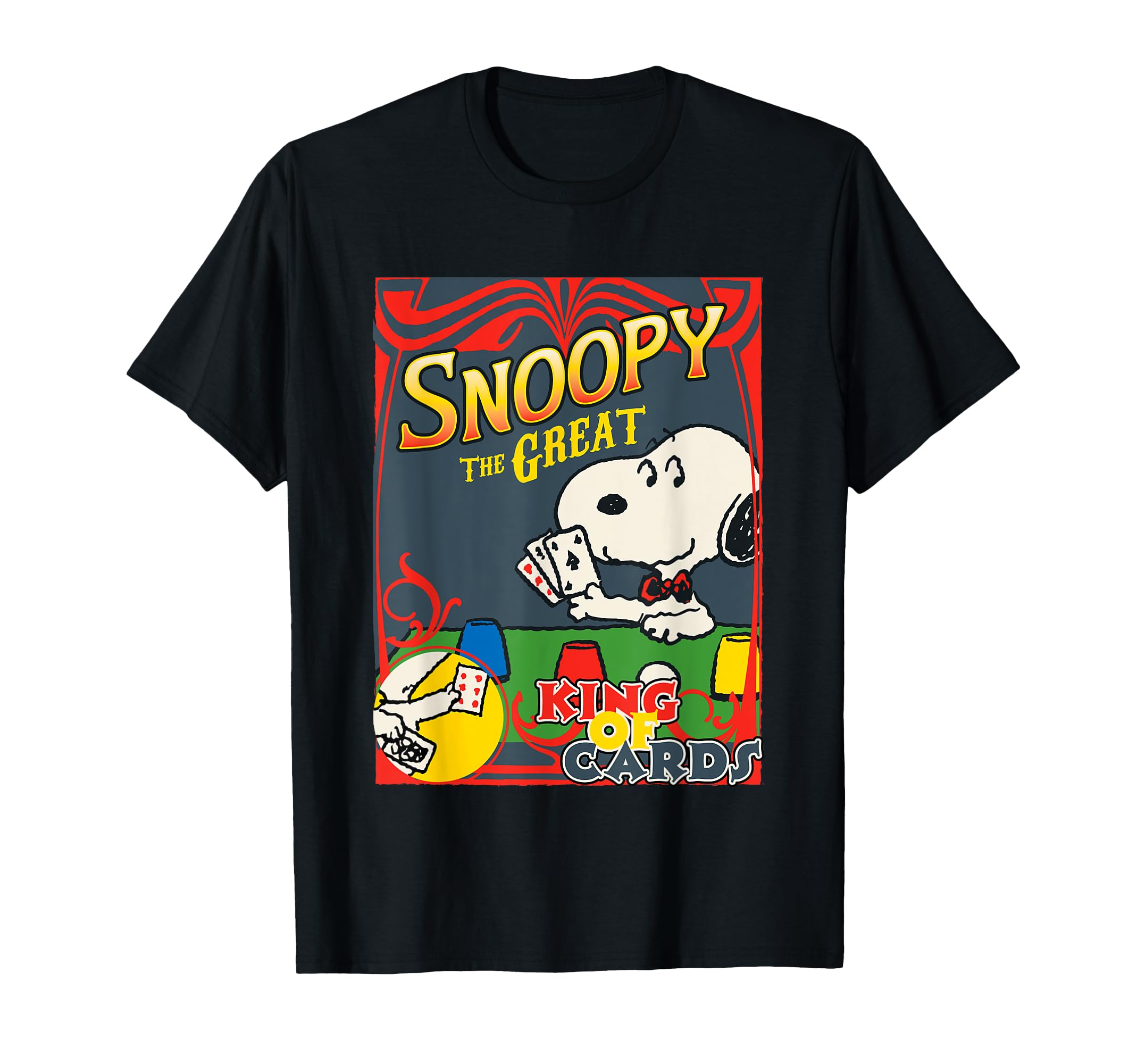 

Peanuts Snoopy Card King T-shirt