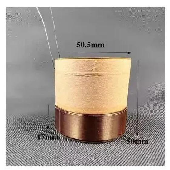GHXAMP 4-layer 30.5mm 35.5mm 38.5mm 49.5mm 63.5mm 60.5mm Bass Voice Coil White Aluminum Black Aluminum 8ohm 1PC