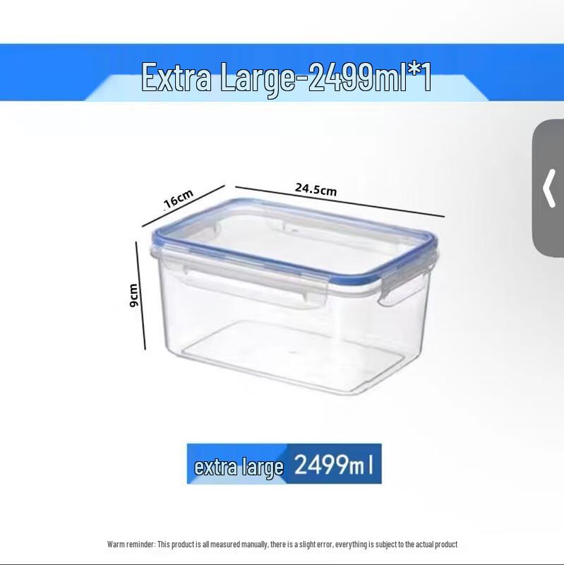 Zhaoran Extra Large Rectangular Food Storage Container