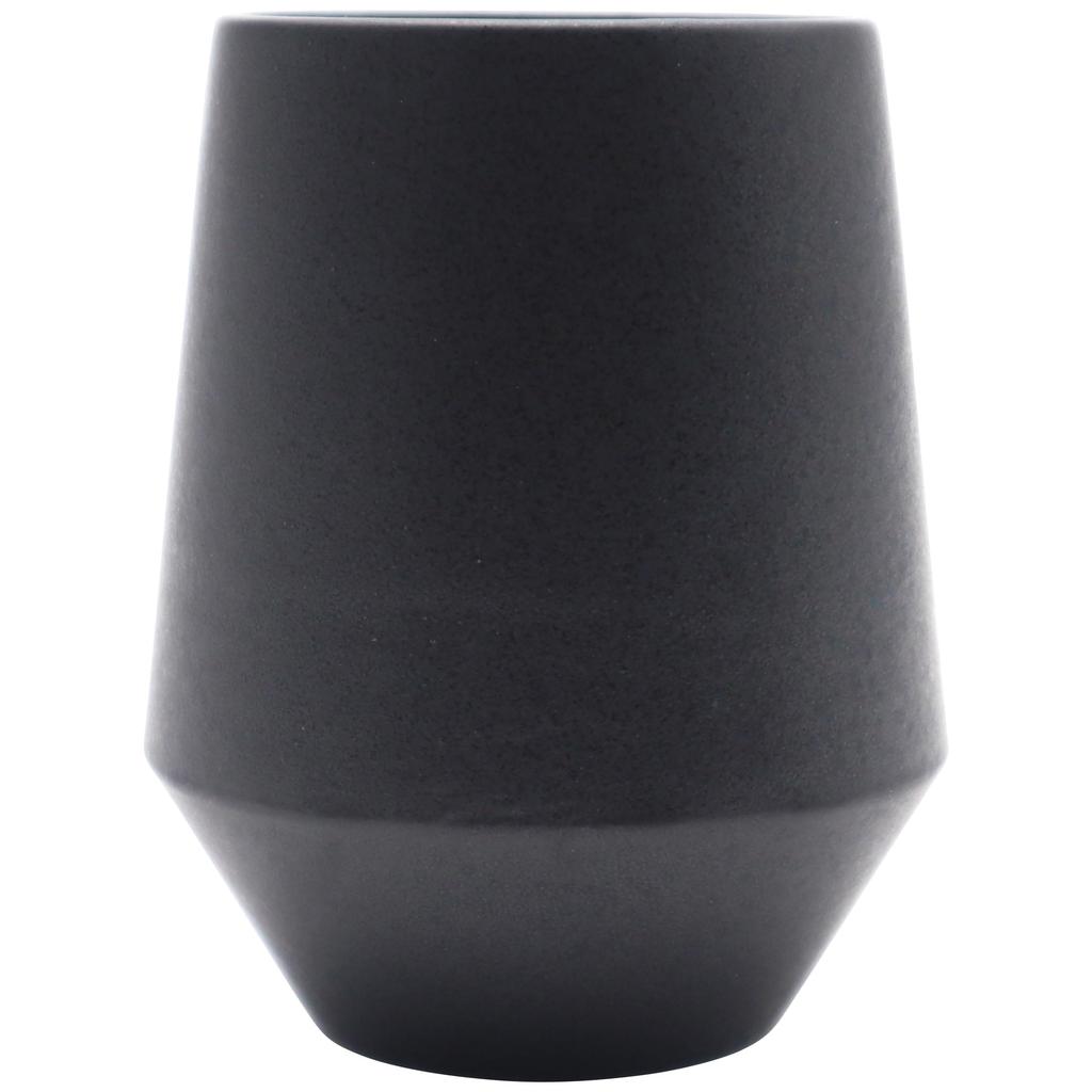 Mino ware Frastum long 6cm diameter x 9cm 200ml Microwave and dishwasher Made in 090255 teacup, black. Approx. height. Approx. capacity. safe. Japan.