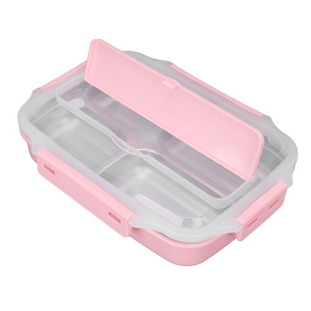 1.2L Leakproof Lunch Box 304 Stainless Steel Food Storage Container Insulated Lunch Box  For Travel