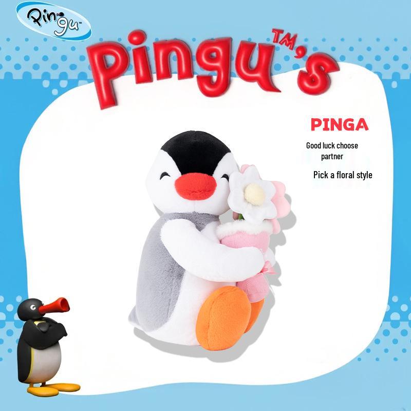 

Genuine Pingu Penguin Family Plush Doll - Cute Gift Authentic with Anti-counterfeit Hologram