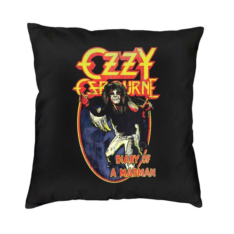 

Ozzy Osbourne Rock Band Heavy Metal Cushion Cover 45x45cm Home Decor Printing Throw Pillow for Sofa Double Side 30x30cm 12x12in