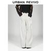 UR2026 Women's Lyocell Blend Wide-Leg Trousers