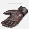 Motorcycle Gloves Real Leather Waterproof Windproof Winter Warm Gants Homme Luva Guantes Touch Screen Riding Bike Car Gloves