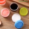 4Pcs 35ml Salad Dressing Containers With Lid To Go Plastic Twist Top Sauce Condiment Container Lunch Box Accessories