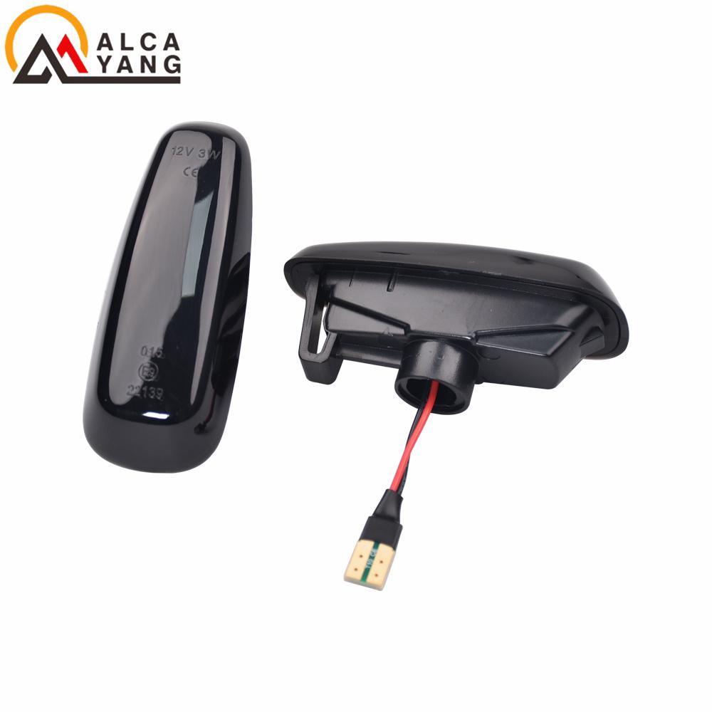 LED Dynamic Side Marker Turn Signal Light Sequential Blinker Lamps for Hyundai Elantra I30 Azera Avante Kia Rio 3 Ceed ED Carens