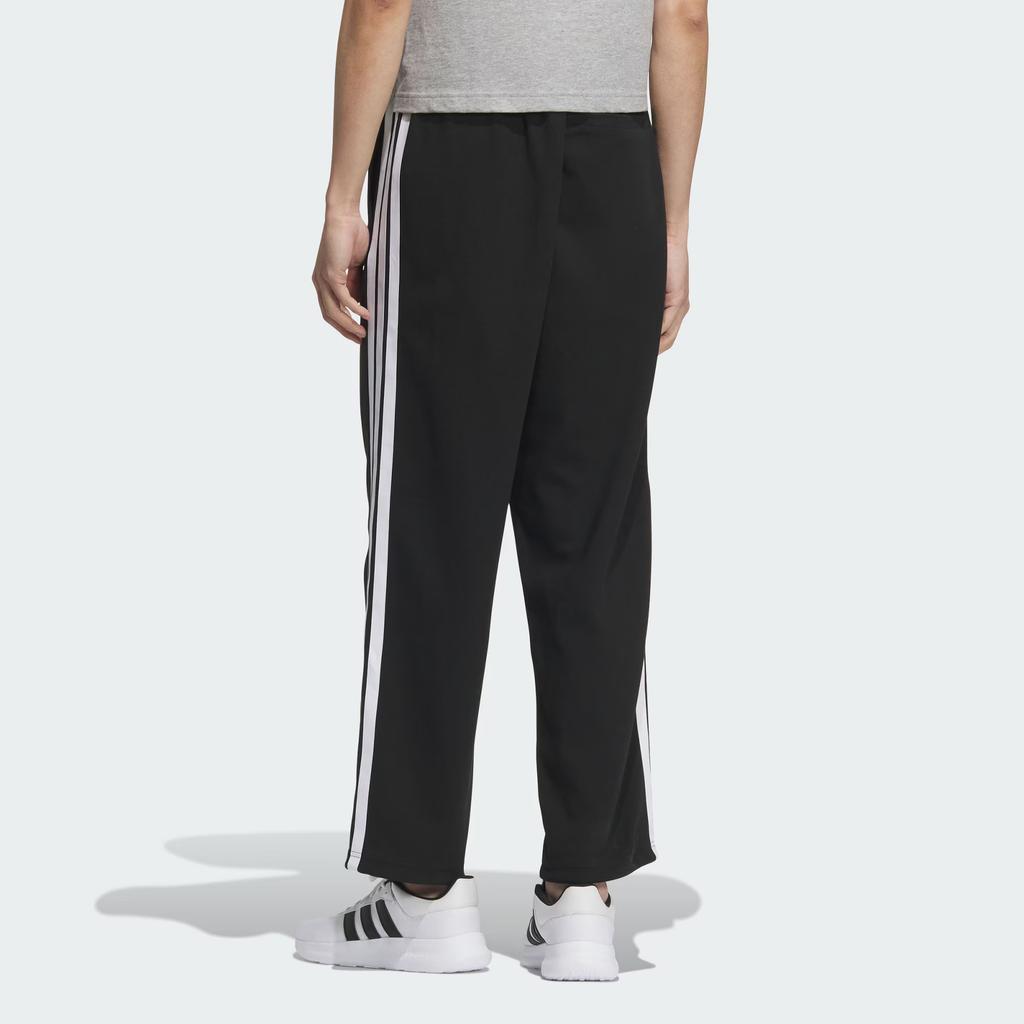 Adidas Knit Tracksuit Bottoms Casual Fashion Straight Leg Knit Sports Pants Men Bottoms Black KC3901