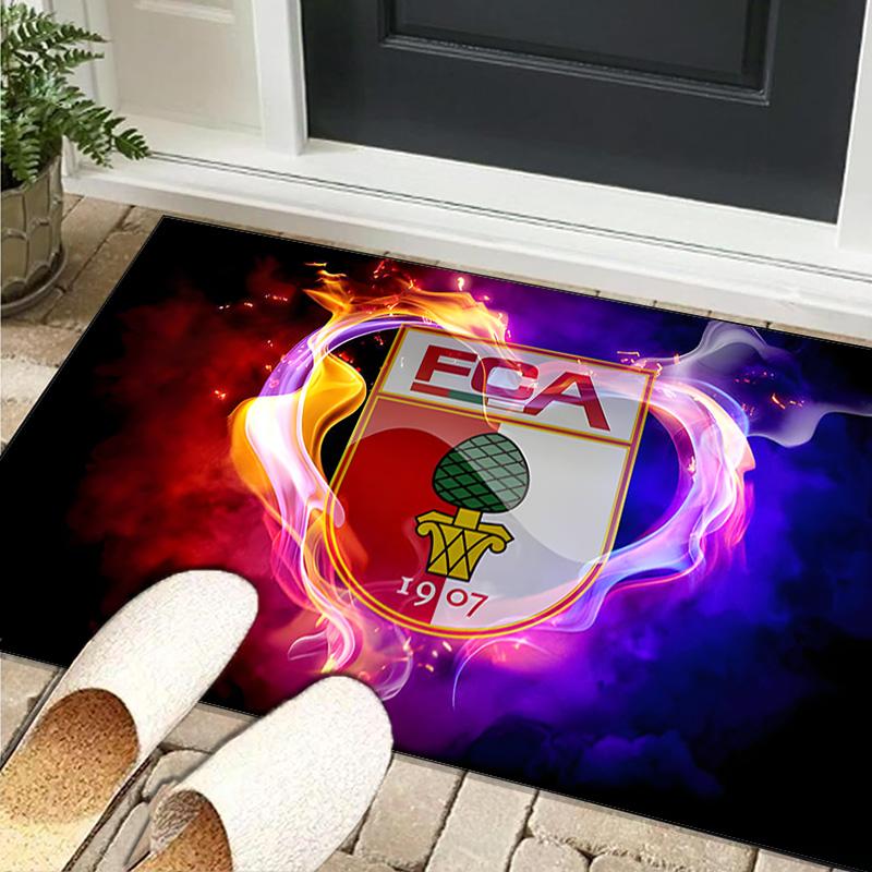 1PC rug Augs-burg Football Crest Carpet, Chair Rug,Area Rug for Office Bedroom living rooms bedroom, Doormat decor Christmas fan gifts