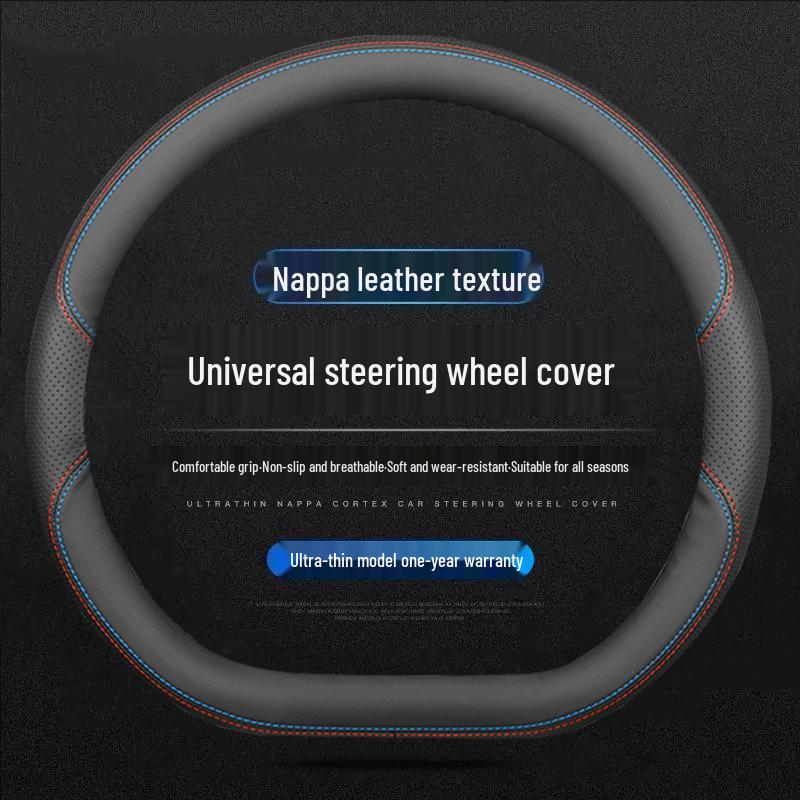BYD Qin L Non-Slip, Odorless Steering Wheel Cover - No-Sew Interior Modification.