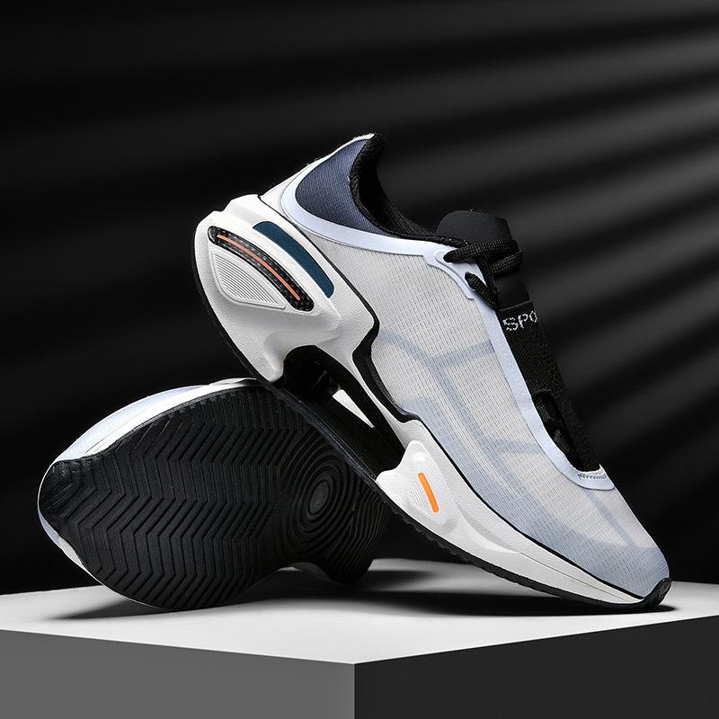 Middle School Student Dead Shoes 2025 New Ultra-light Shock Absorption Professional Running Shoes Men's Breathable Student Sports Shoes Non-slip