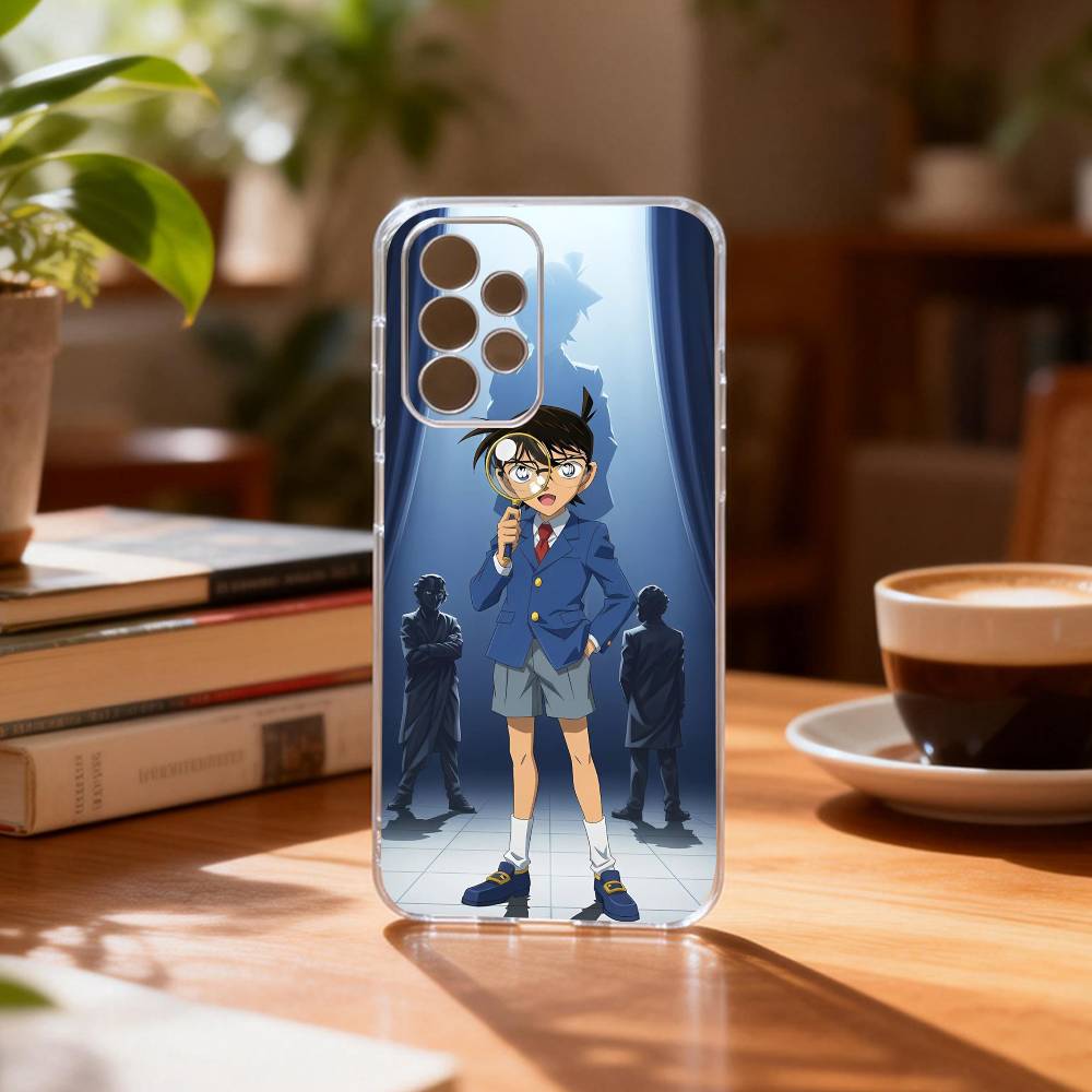 

Famous D-Detective boy C-Conan-es Phone Case Transparent Silicone Soft For Samsung S25,S24,S21,S22,S23,S30,Ultra,S20,Plus,Fe Samsung S22ULTRA5G