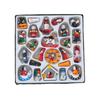Hand-Painted Wooden Christmas Tree Ornaments Small Pendant Dolls in Box