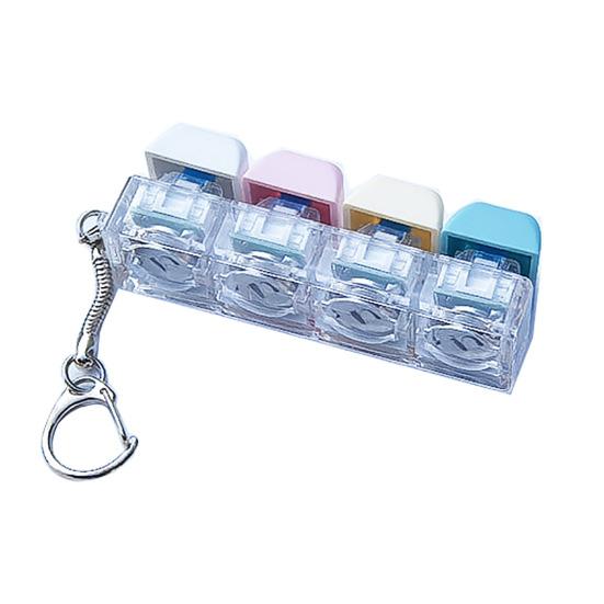 Клавіатура Іграшка-фітджет Безшумна Клавіатура для Зняття Стресу Брелок для Ключів зі Світлодіодним Світлом Кнопка Декомпресії Клацалка для Пальців Сенсорна Іграшка для Дорослих