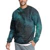 Men's Casual Fashion Printed Round Neck Pullover Sweatshirt