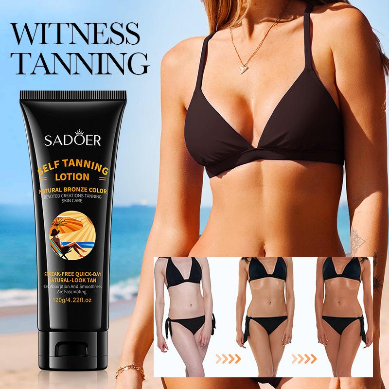 SADOER Moisturizing & Hydrating Wheat Tanning Serum Tanning Lotion