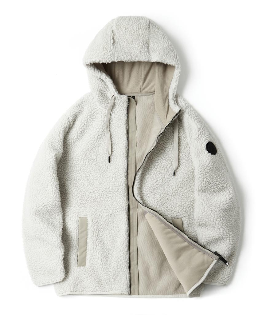 Kulte 212 Boa Hooded Fleece Ivory