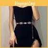 Vintage Metal Chain Waist Belt Accessory For Women Ideal For Dresses Sweaters And Jeans