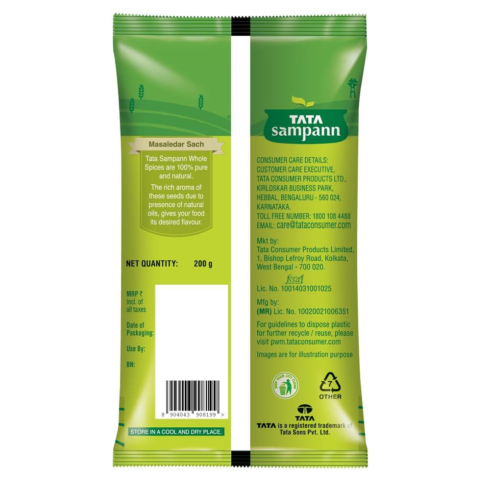 TATA Sampann Coriander Whole Dhaniya 200g Pack of 1 Rich Aroma Natural Whole Spices for Cooking