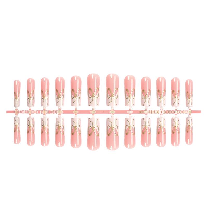 

Банты Французские Средне-Длинные Носимые Накладные Ногти - Маникюрные Типсы и Накладные Ногти