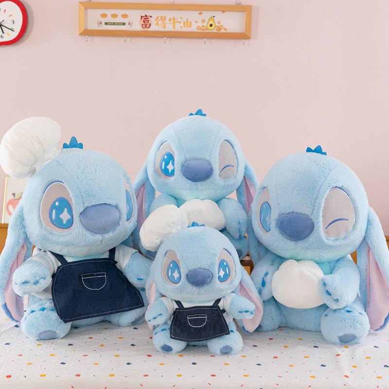 Nuovo 30cm Festa del Cibo Chef Stitch Peluche Bambola Carina Bambola Cartone Animato Bambino Interstellare Bambola Stitch Regalo