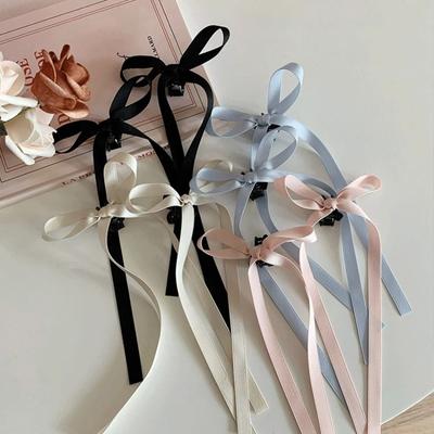 1ks pletené mašle Sponky do vlasů Stuhy Sladké dvojité culíky Roztomilé pokrývky hlavy Dívka Party Módní vlasové doplňky Mašle Dráp do vlasů