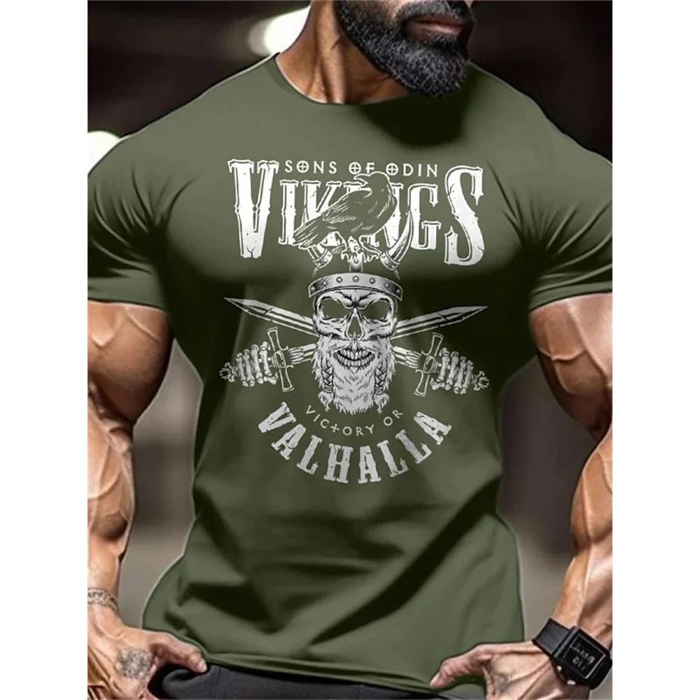 New Men's Fitness T-Shirt Fierce Gym Sports Short-Sleeved Top Quick-Dry Round Neck T-Shirt Fitness Competition Training Clothes
