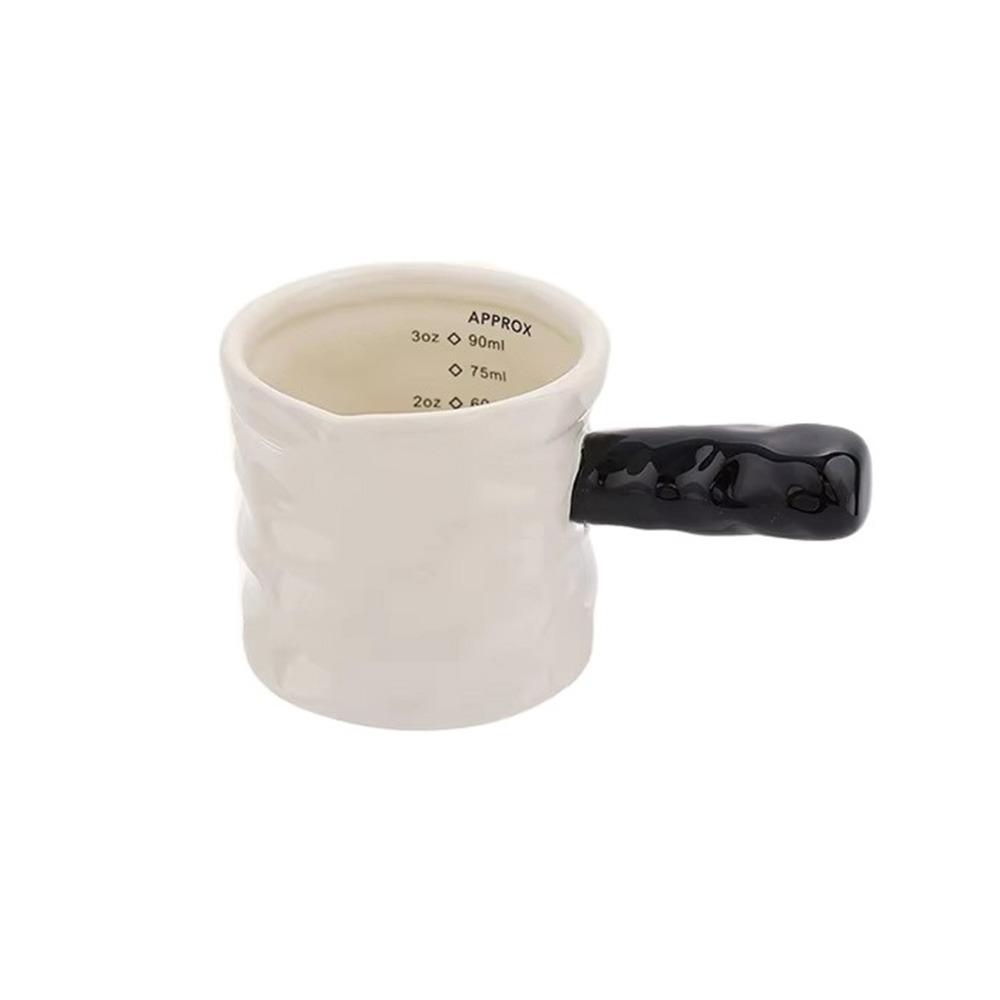 With Handle Ceramic Milk Jug Heat-resistant Coffee Extraction Cup Exquisite Small Milk Jar  Spice