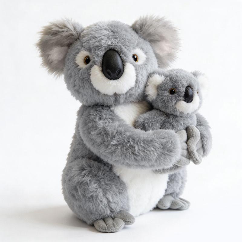 Koala Series Stuffed Animal Plush Toy With Soft Short Pile For Kids And Collectors