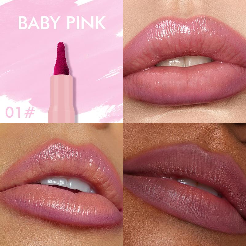 SELINE GIRL Contour Dye Lip Lip Makeup Liquid Natural Brightening Lasting Waterproof Highlight Grooming Lip Lip Lip Liquid s037 lip liner 01baby pink