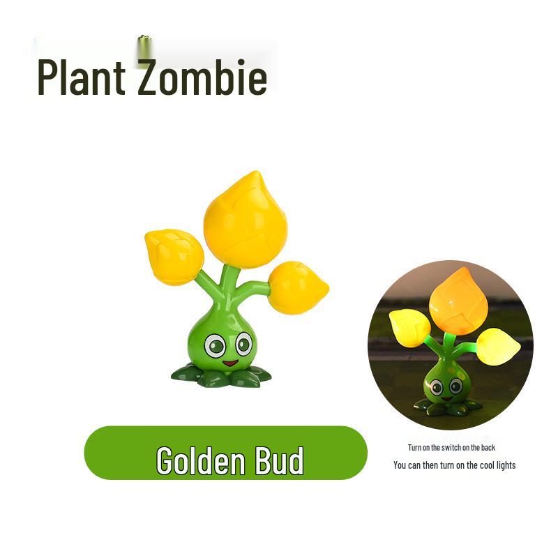 Plants Vs. Zombies Toy Set: Bewitching Mushroom, Fish Hook, Grassland Mine, Flaming Tree, Poison Pea