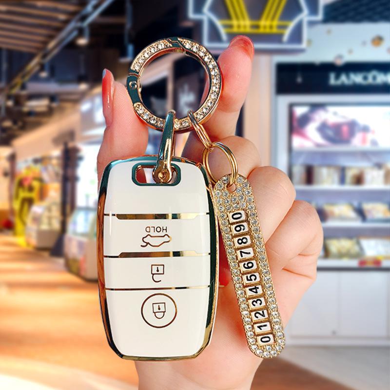 K3/K4/K5/KX3/KX5/Sportage/Sorento Yipao Key Case – Full Coverage Smart Car Key Shell