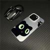 Cute two black cats for iPhone16plus niche 13promax anti-drop 15 iPhone case 14 hard