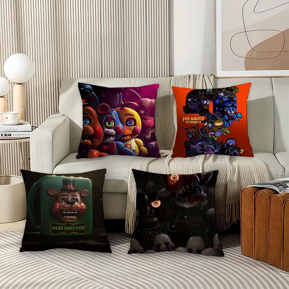 Fear Film F-FNAF 2 Cool Pillow Case Suitable For Bedrooms Living Rooms Cars Home Decoration