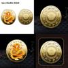 Chinese Dragon Memorial Medal 3d Colorful Relief Badge Perfect New Chinese Style Ornament
