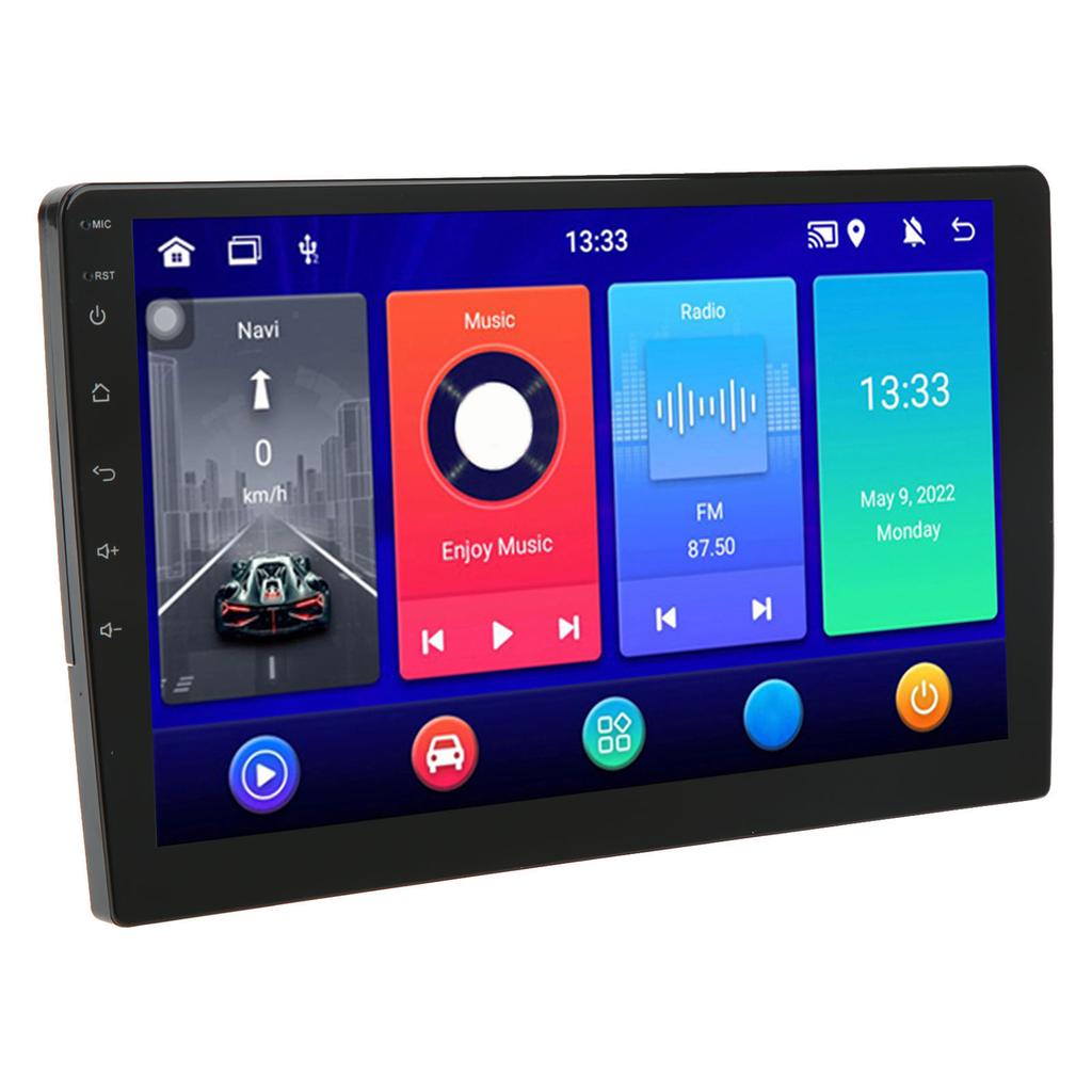 Für Android 12 Autoradio HD 1080P 10,1 Zoll IPS Touchscreen GPS-Navigation 4G RAM 32G ROM Offline-Karte
