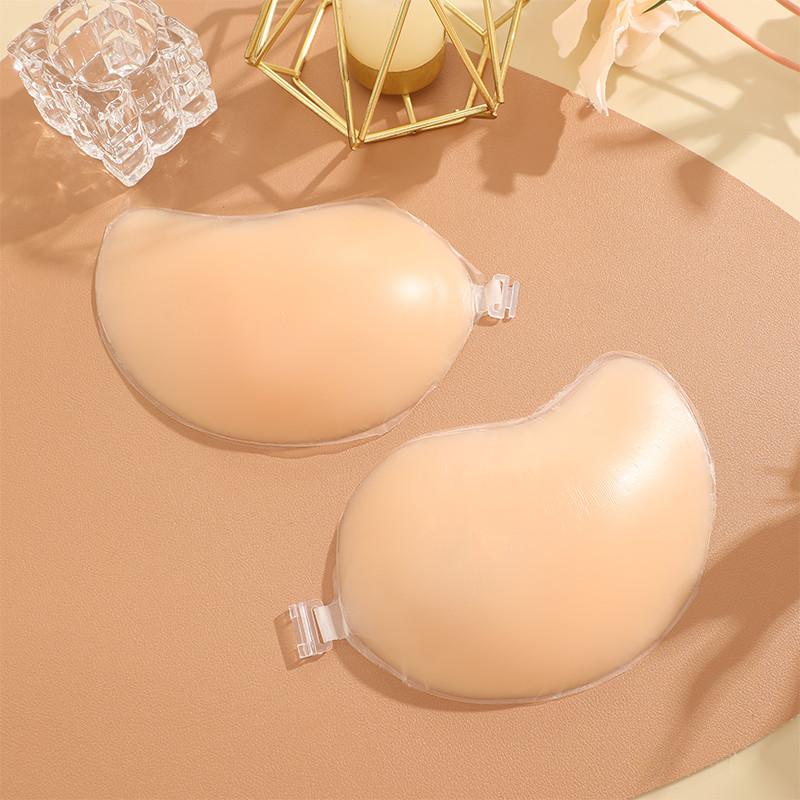 

FINETOO силиконовая лента для груди со сборками бюстгальтер с поддержкой для женщин невидимая накладка на сосок силиконовая накладка на грудь