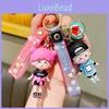 Adorable Cartoon Street Dance Girl Keychain Creative Soft Rubber Cute Doll Accessory For Backpacks