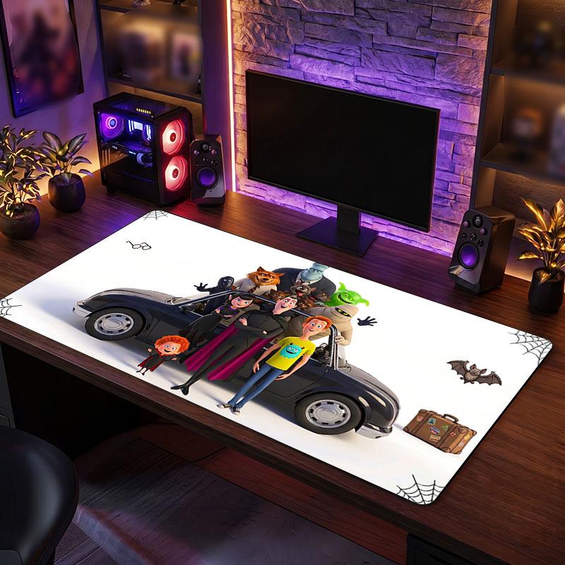 Big Mouse PadHotel Transylvania Extended Soft Desk Mat Gaming Office Computer Table Decor Mat