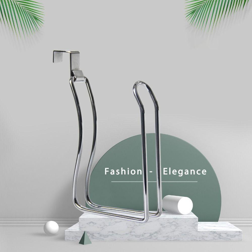 Hanging Roll Paper Hanger Punch-free Tissue Storage Holder Simple Paper Towel Organizer  Kitchen