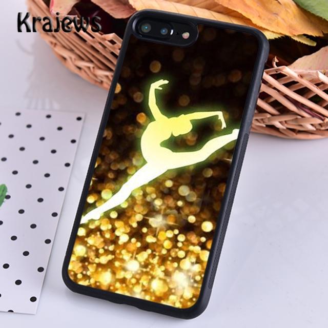 Krajews Gymnastics Silhouette Phone Case Cover For iPhone 14 5 6s 7 8 Plus X XR XS 11 12 13 Pro Max Samsung Galaxy S21 S22 Ultra