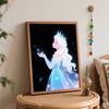 Disney Ice Queen Oil Painting Hand Painting Coloring Painting Handmade Diy Home Decoration Gift