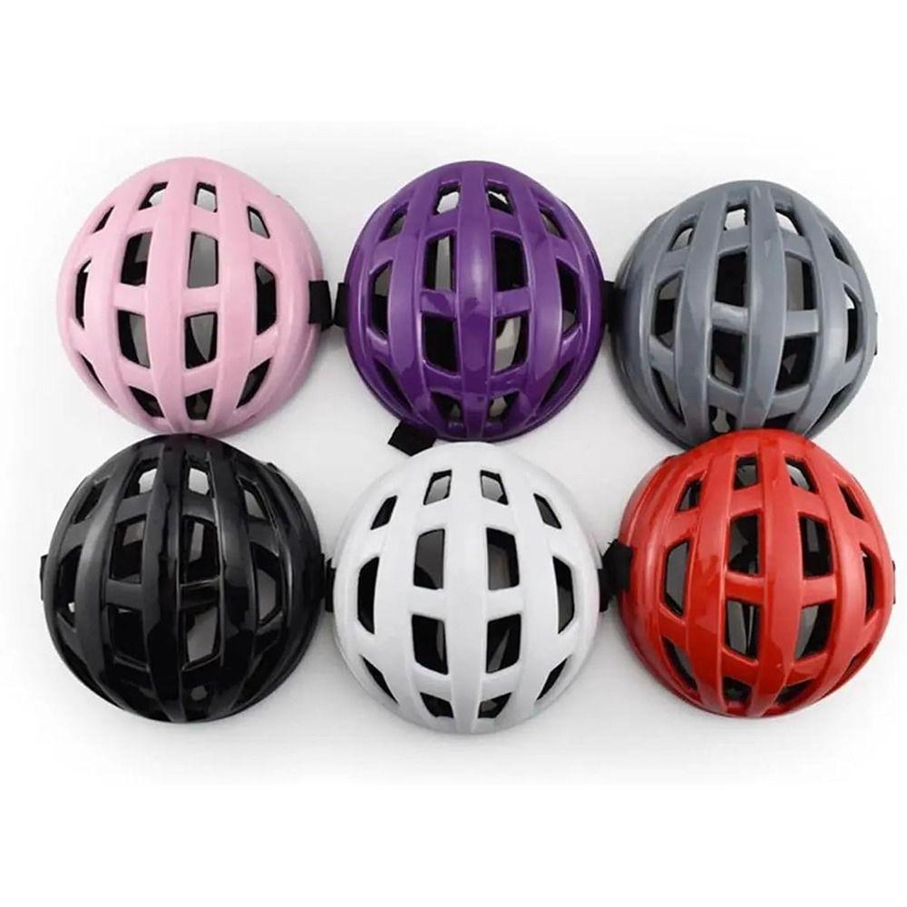 Breathable Pet Helmet Adjustable Strap Nylon Strap Dog Motorcycle Hat Pet Safety Helmet Pet Cycling Hat Cat Helmet