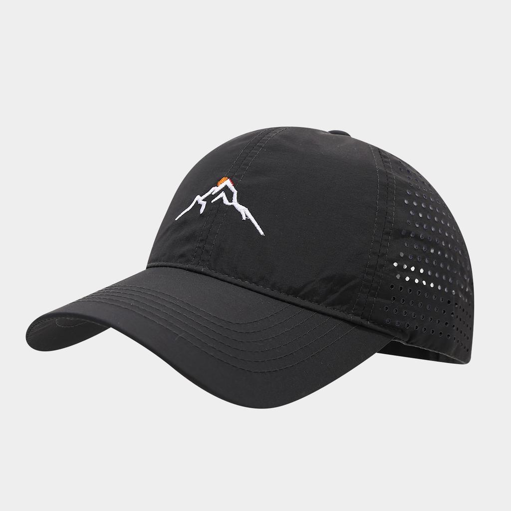 Simple and fashionable mesh breathable quick-drying baseball cap men's and women's casual light cap outdoor sports visor tide