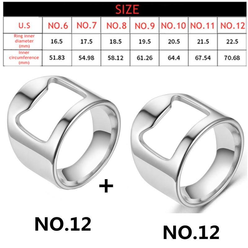 Prstencový otvírák na láhve Prsten 17mm/18mm/19mm/20mm Průměr Otevírací kroužek na pivo Nástroj na otevírání pivních lahví Kuchyňské doplňky Gadgety