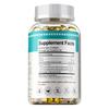 Omega-3 Tiefseefischöl-Kapseln, 1000 mg, Formuliert, Enthält Vitamin E, Hohe Reinheit, Geeignet für Männer und Frauen
