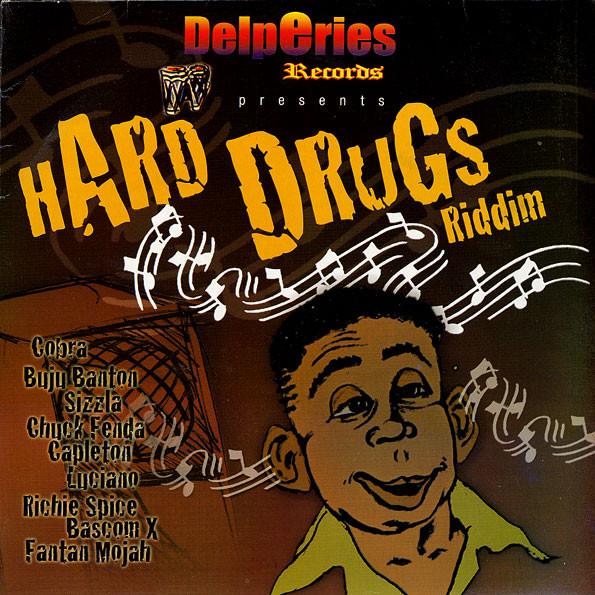 

LP Record VARIOUS Hard Drugs Riddim NONE Delperies Recor 2005 Jamaica Reggae Ska Dub Used