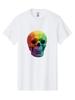 Rainbow-Skull-7 Mens Graphic Tee, 100% Cotton, Casual Summer Wear