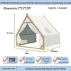 Three-Person Rainproof BBQ Dining Tent for Outdoors & Indoors